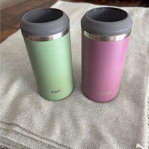 Set of 2 Zak! Slim Can Coolers